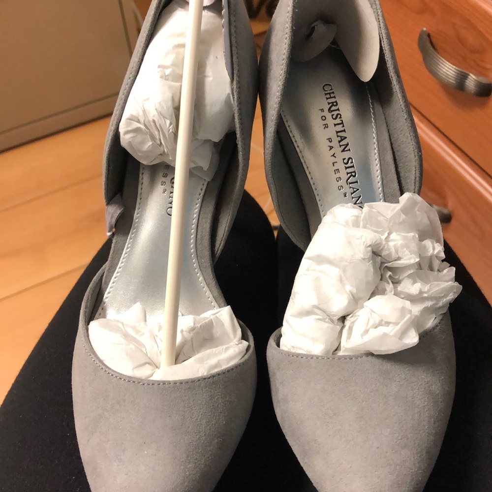 Grey heels